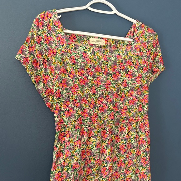 NATURAL LIFE Colorful Floral dress - Picture 1 of 4